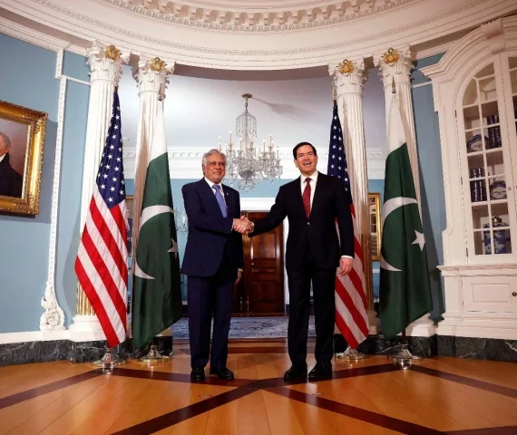 dpm ishaq dar meets us secretary of state marco rubio at the state department in washington dc on july 25 2025 photo foreign office