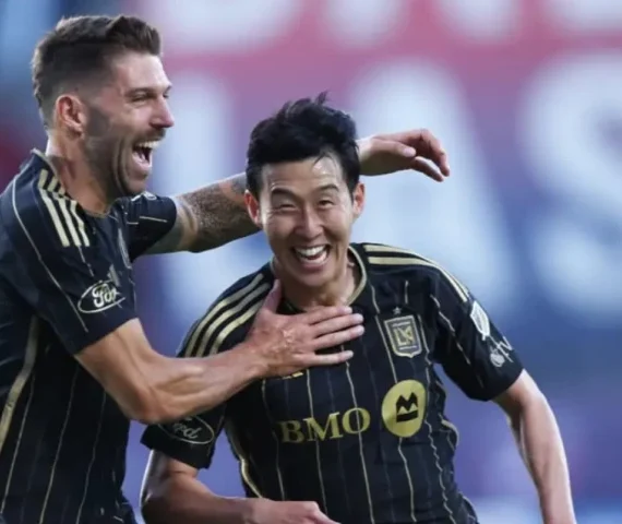 son heung min grabbed his first major league soccer goal on saturday photo afp