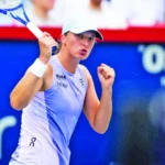 iga swiatek was in action against china s guo hanyu at the wta canadian open photo afp