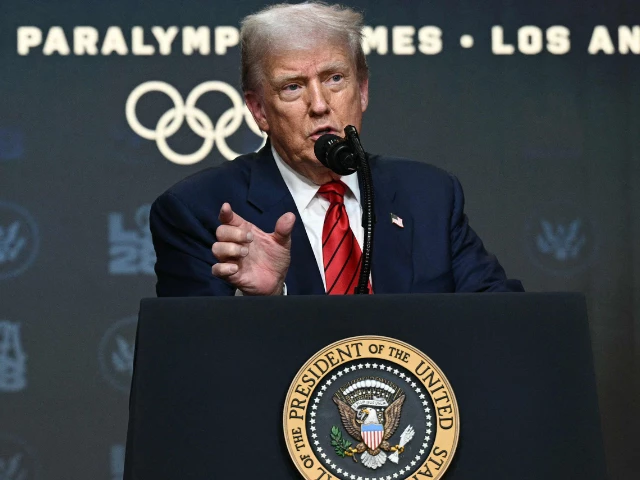 us president donald trump speaks before signing an executive order on creating a white house 2028 olympics task force in the south court auditorium of the white house in washington dc on august 5 2025 photo afp