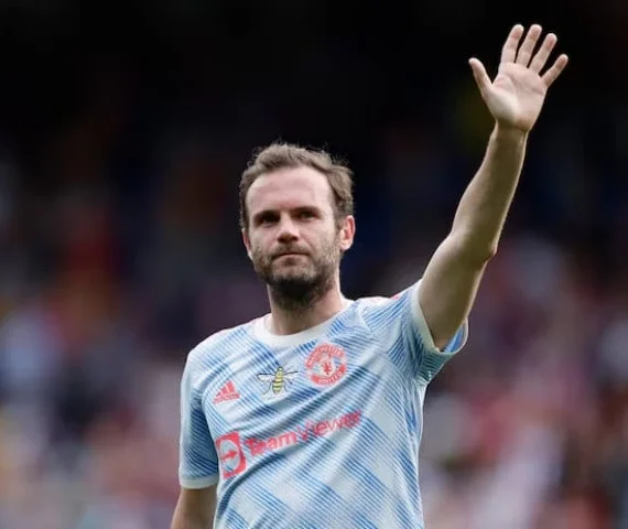 manchester united s juan mata acknowledges fans after the match photo reuters