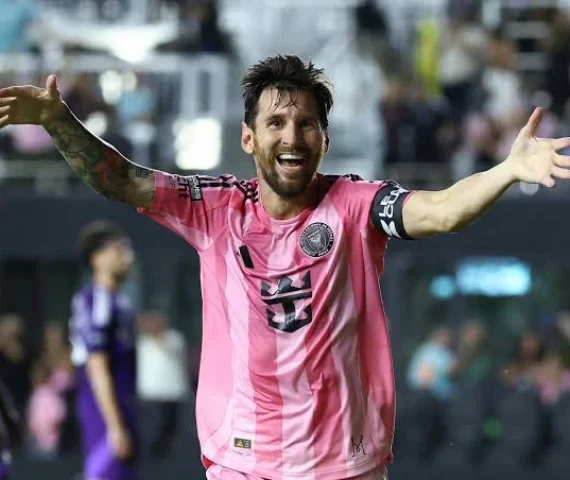 lionel messi scored twice late on as inter miami fought back to beat orlando city 3 1 photo afp