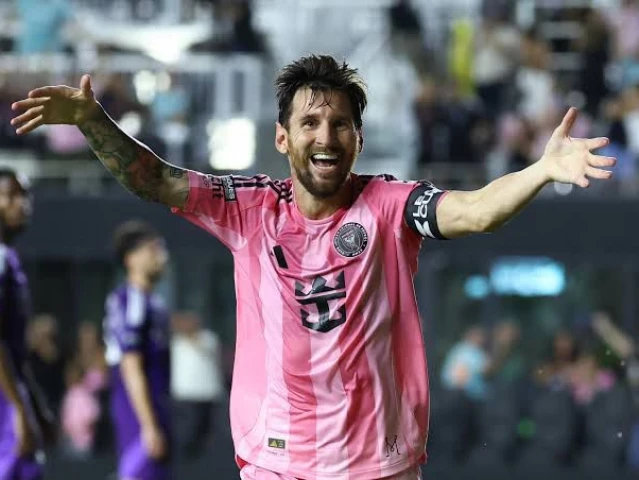 lionel messi scored twice late on as inter miami fought back to beat orlando city 3 1 photo afp