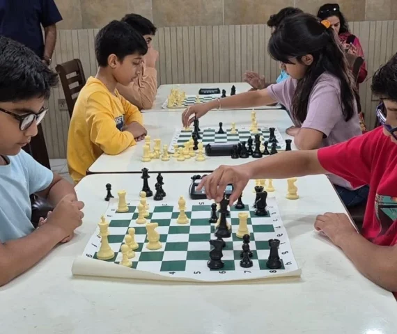 young players at the 14th rawalpindi chess championship photo pcf