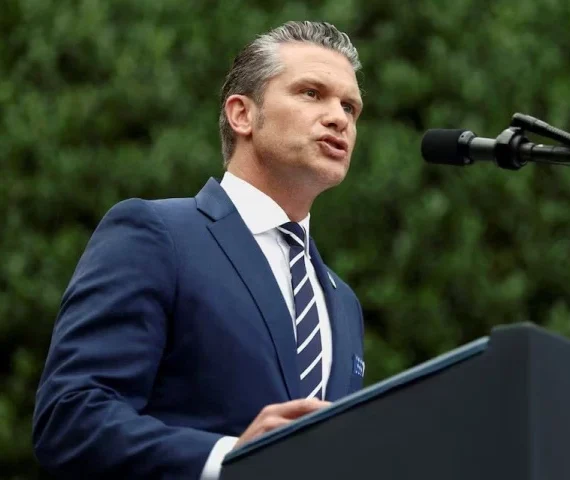 us defense secretary pete hegseth delivers a speech during a ceremony marking the 24th anniversary of the september 11 2001 attacks on the united states at the pentagon in washington dc us photo reuters