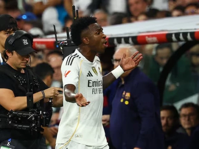 real madrid s vinicius junior reacts after being substituted photo reuters