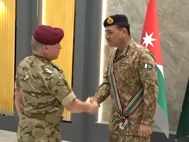 jordan s king confers upon coas the order of the military merit of first degree photo ispr