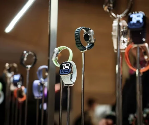 apple watches are displayed at an apple store in new york city us april 15 2025 photo reuters
